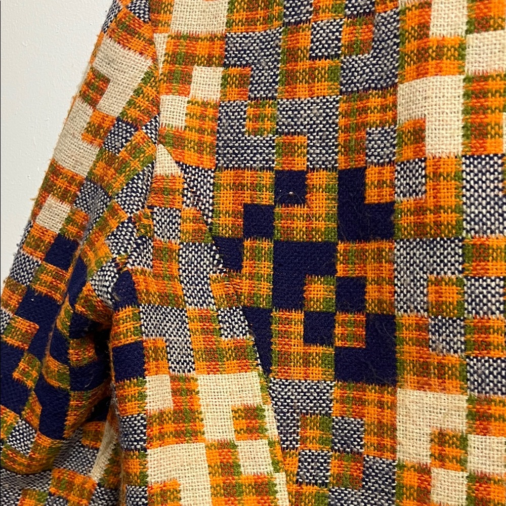 Geometric Patterned Women's Blazer - image 7